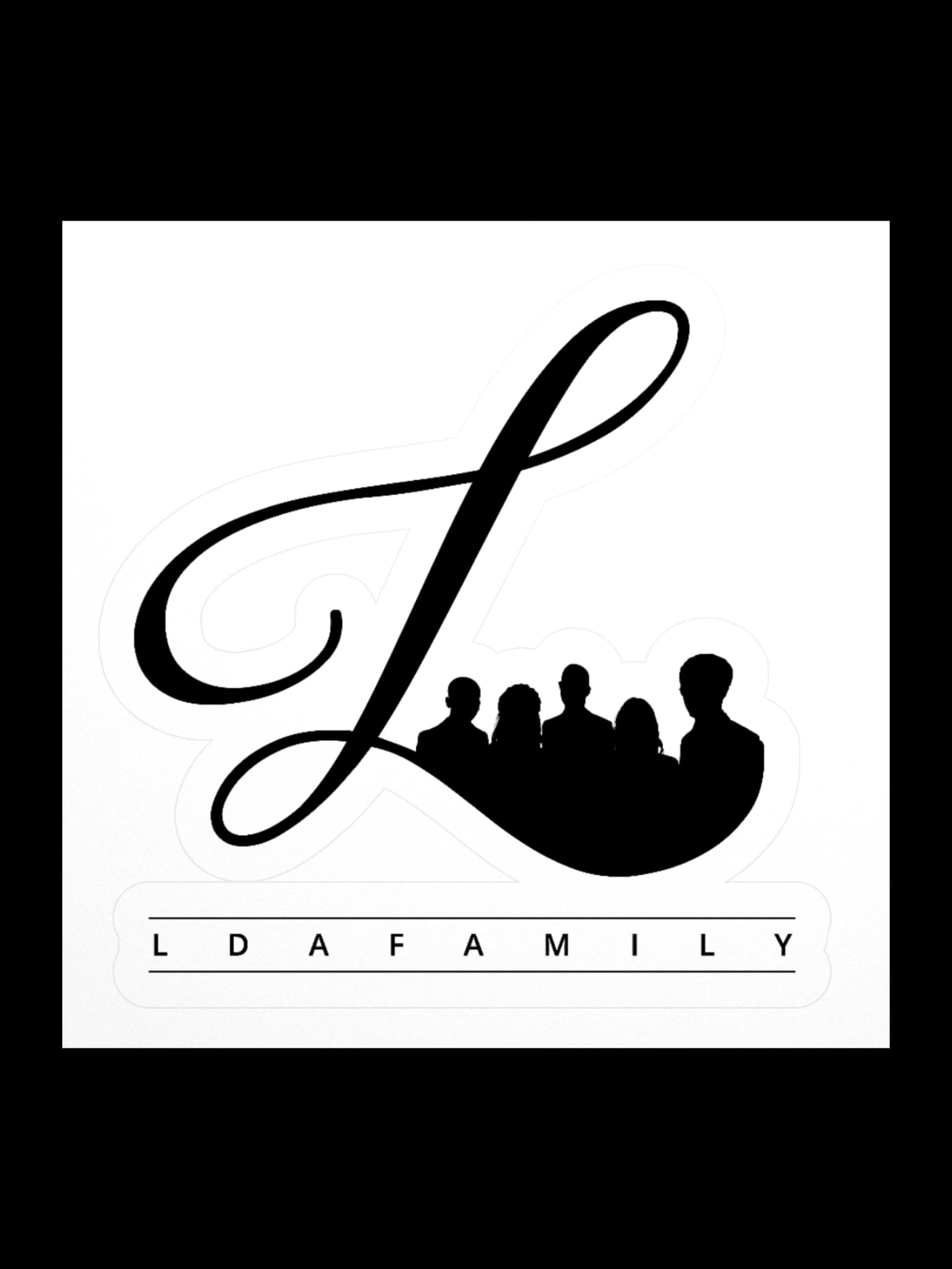 Luminous LDafamily Kiss-Cut Stickers